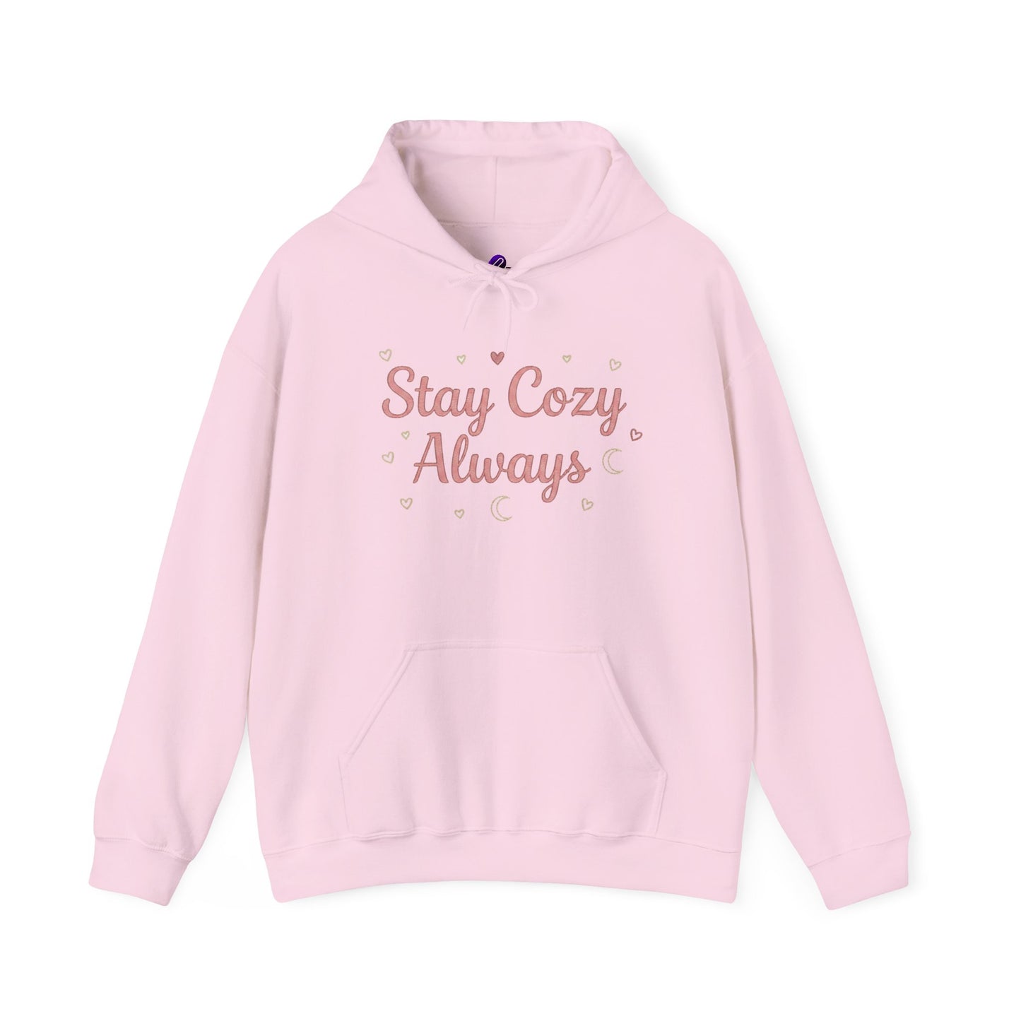 Women's Cozy Pastel Hoodie | Cute Stay Kind Stay Wild Graphic