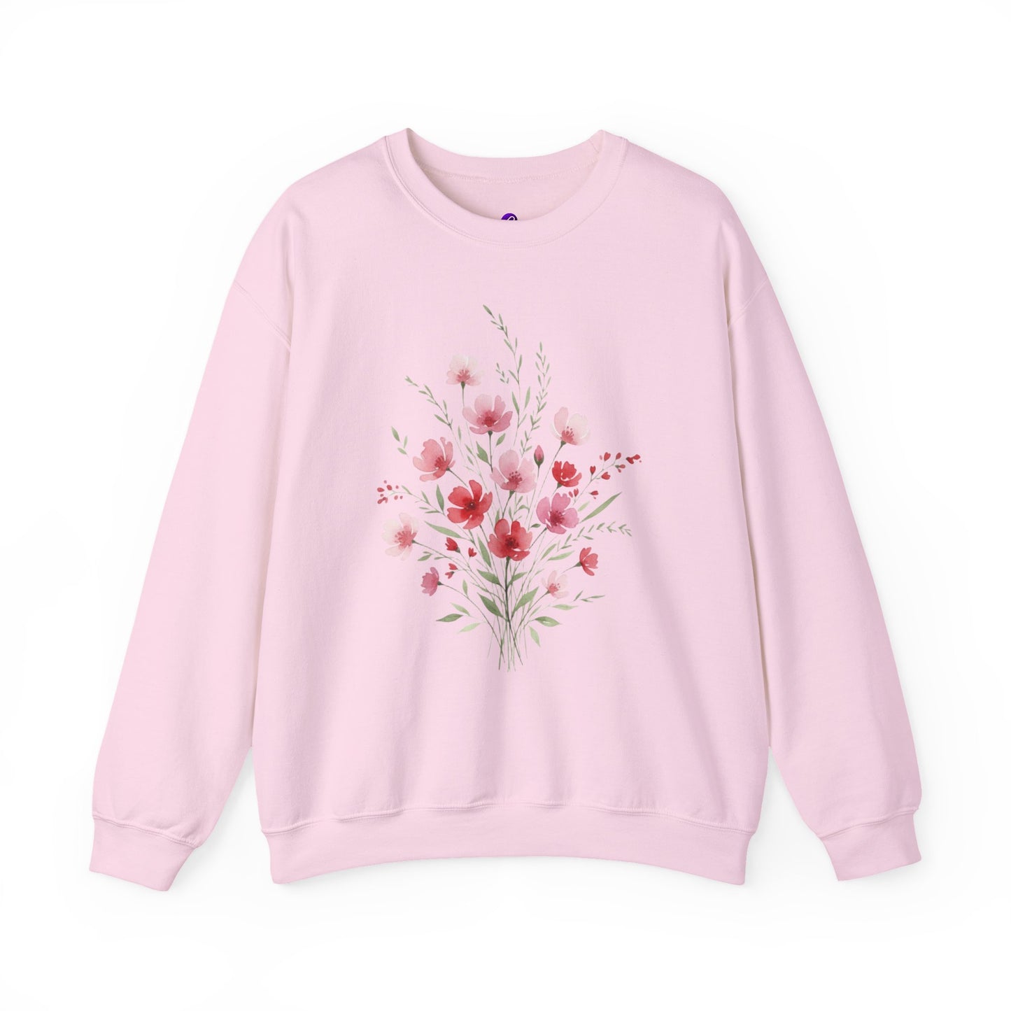 Floral Watercolor Bouquet Crewneck Sweatshirt