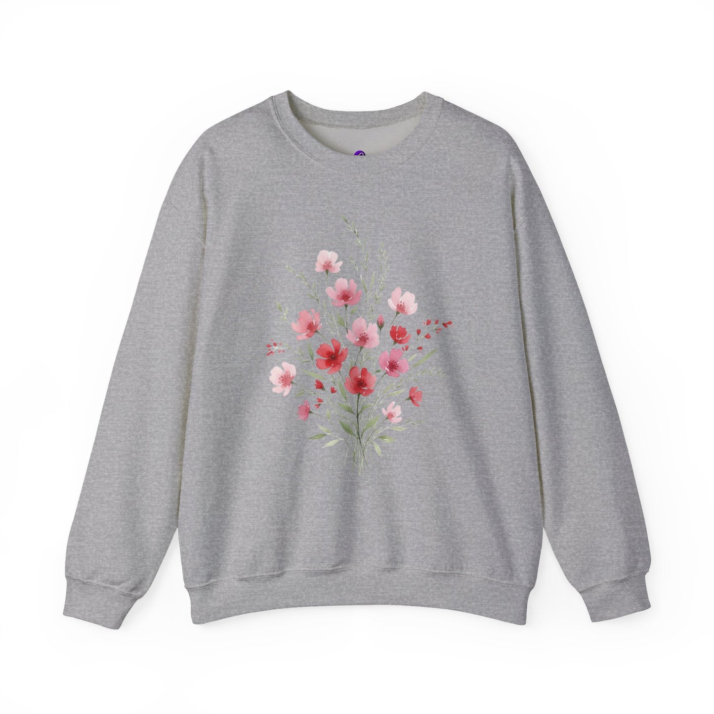 Floral Watercolor Bouquet Crewneck Sweatshirt