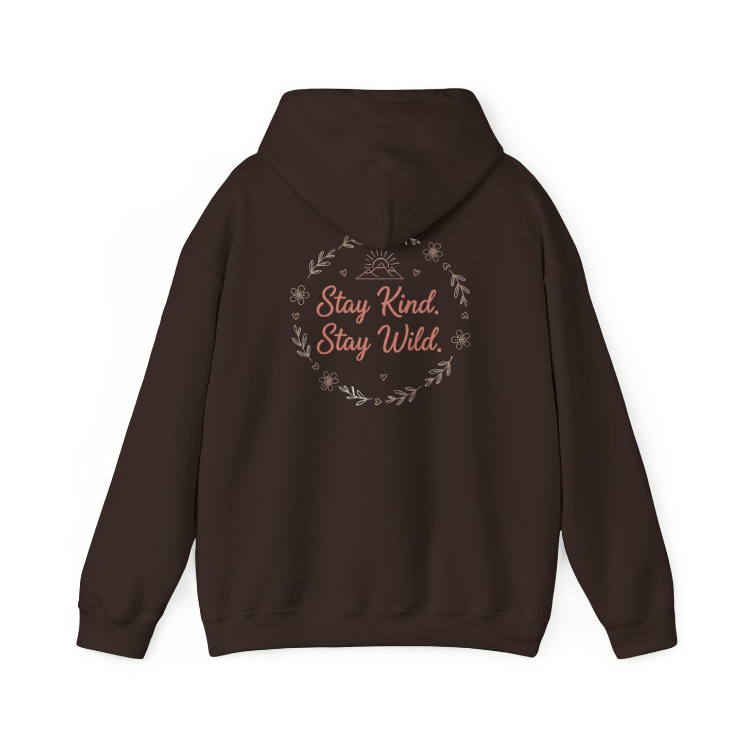 Women's Cozy Pastel Hoodie | Cute Stay Kind Stay Wild Graphic
