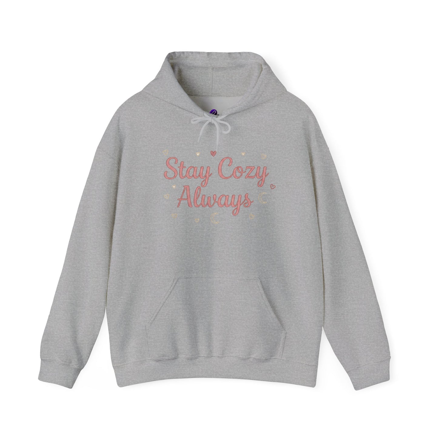 Women's Cozy Pastel Hoodie | Cute Stay Kind Stay Wild Graphic