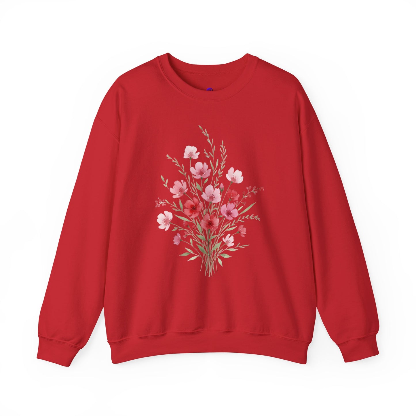 Floral Watercolor Bouquet Crewneck Sweatshirt