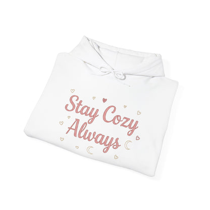 Women's Cozy Pastel Hoodie | Cute Stay Kind Stay Wild Graphic