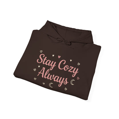 Women's Cozy Pastel Hoodie | Cute Stay Kind Stay Wild Graphic