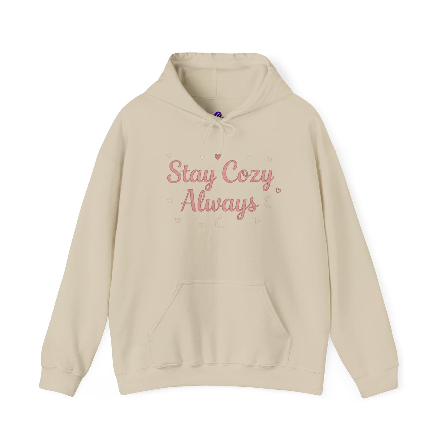 Women's Cozy Pastel Hoodie | Cute Stay Kind Stay Wild Graphic