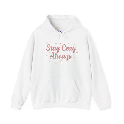 Women's Cozy Pastel Hoodie | Cute Stay Kind Stay Wild Graphic