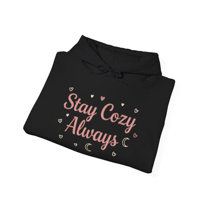 Women's Cozy Pastel Hoodie | Cute Stay Kind Stay Wild Graphic
