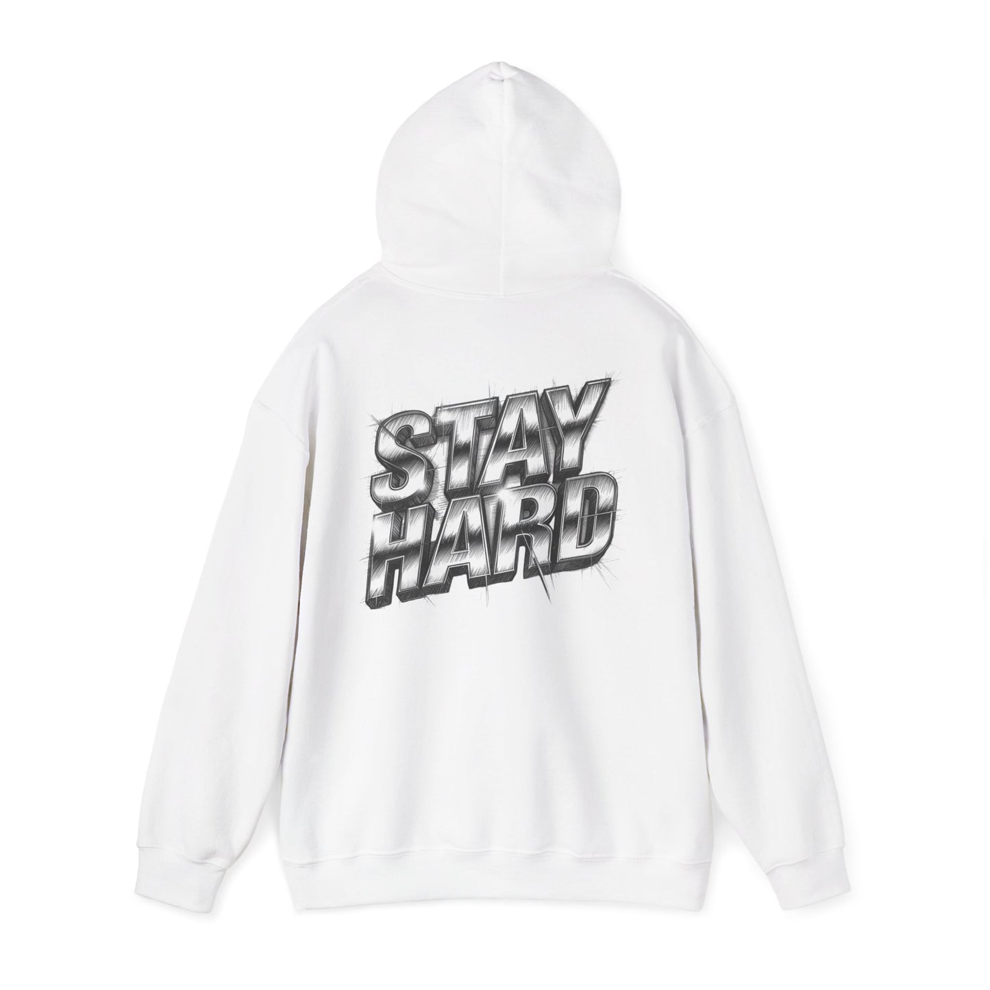Stay Hard Hoodie — 'Mind of a Warrior' Graphic Hooded Sweatshirt
