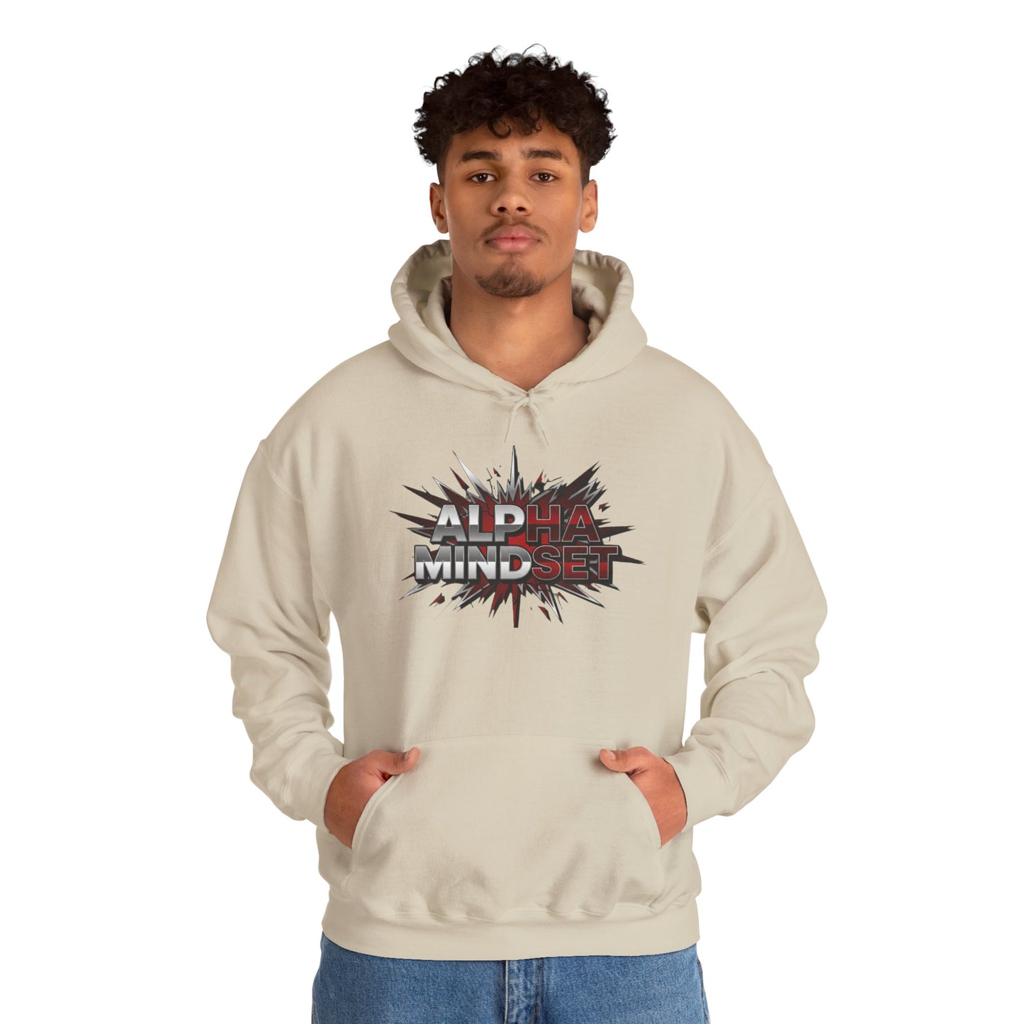 Stay Hard Hoodie — 'Mind of a Warrior' Graphic Hooded Sweatshirt