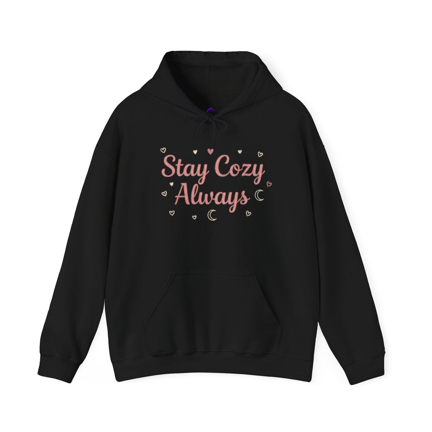 Women's Cozy Pastel Hoodie | Cute Stay Kind Stay Wild Graphic