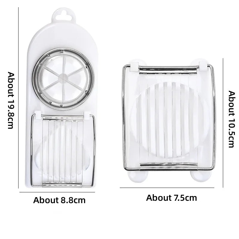 Multifunctional Stainless Steel Egg & Food Slicer Kitchen Cutter Tool