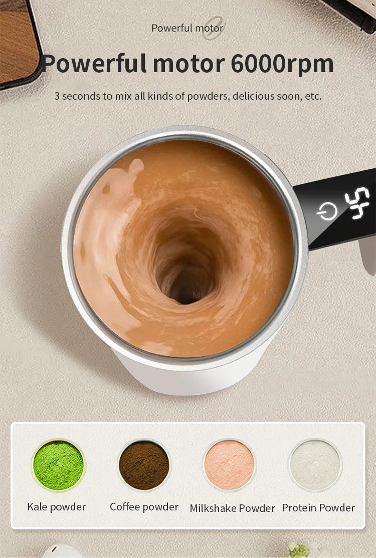 Rechargeable Magnetic Coffee Mixer,