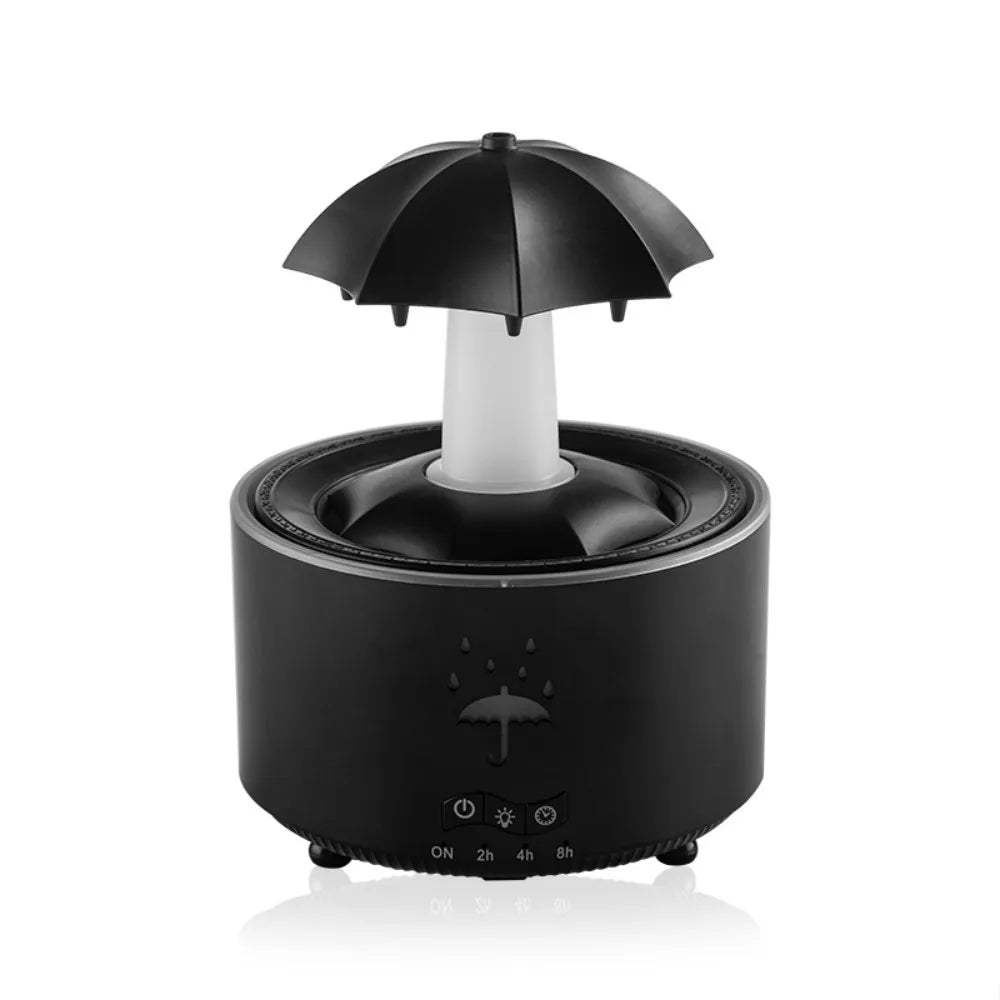 Rotating Umbrella Water Drop Air Humidifier with Colourful Night Lights
