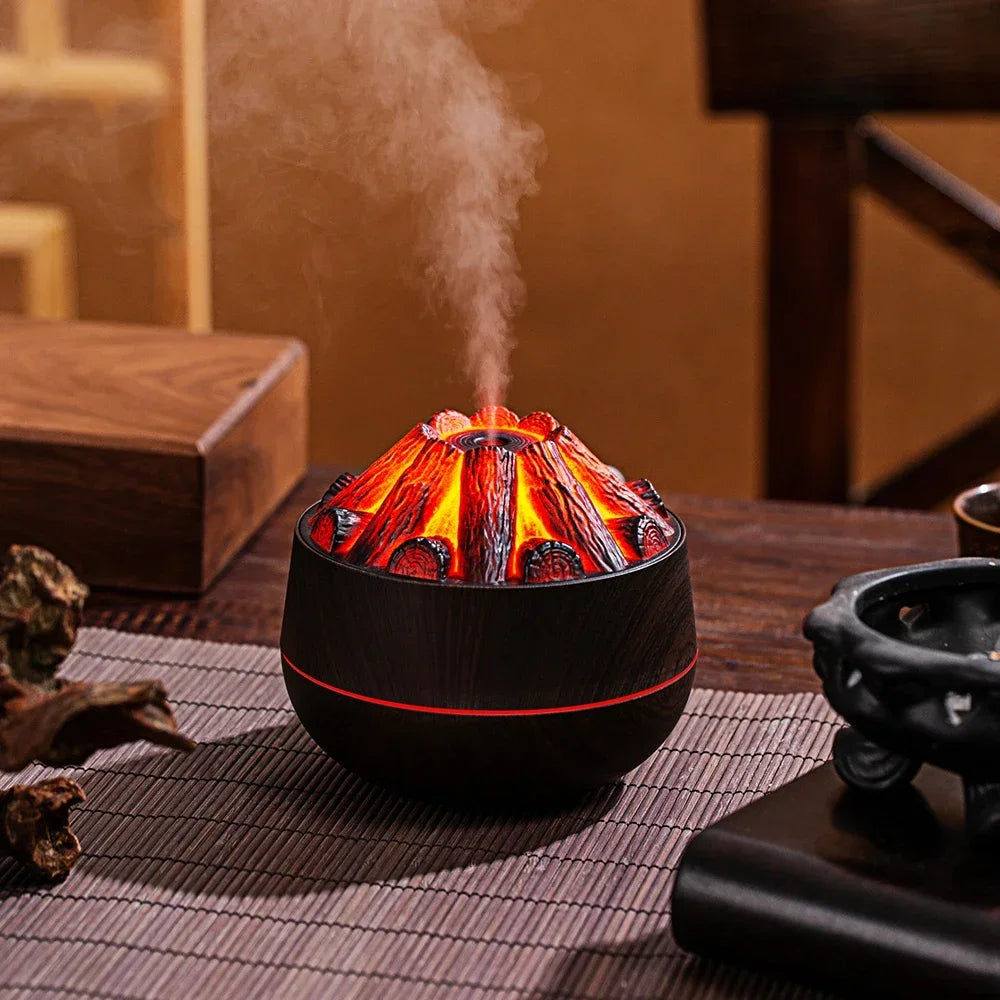 USB Humidifier 300ML Artificial Charcoal Fire Air