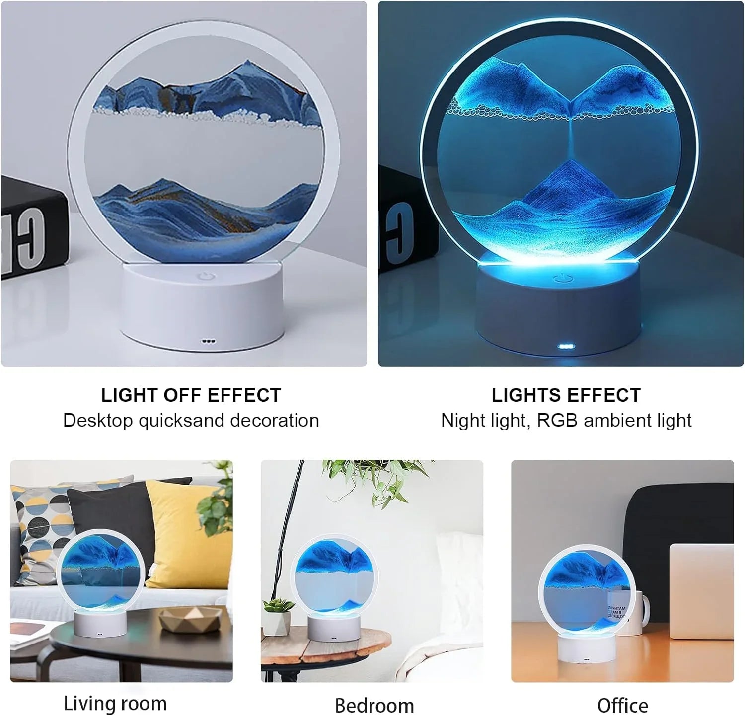 om Office, Decorative Bedside Table LampDimmable