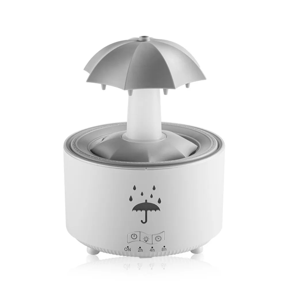 Rotating Umbrella Water Drop Air Humidifier with Colourful Night Lights