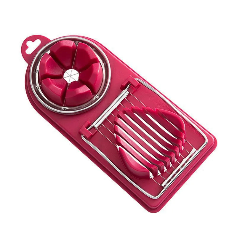 Multifunctional Stainless Steel Egg & Food Slicer Kitchen Cutter Tool