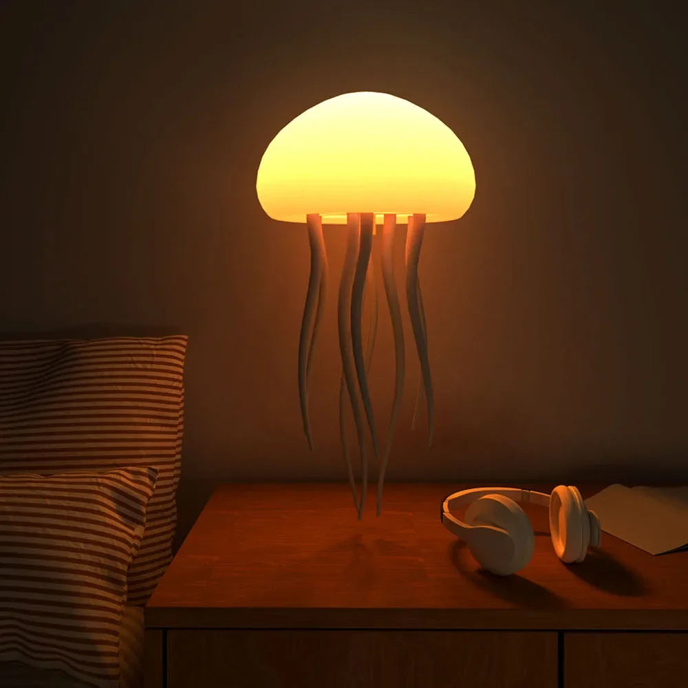 Jellyfish LED Night Light RGB Adjustable Color Active