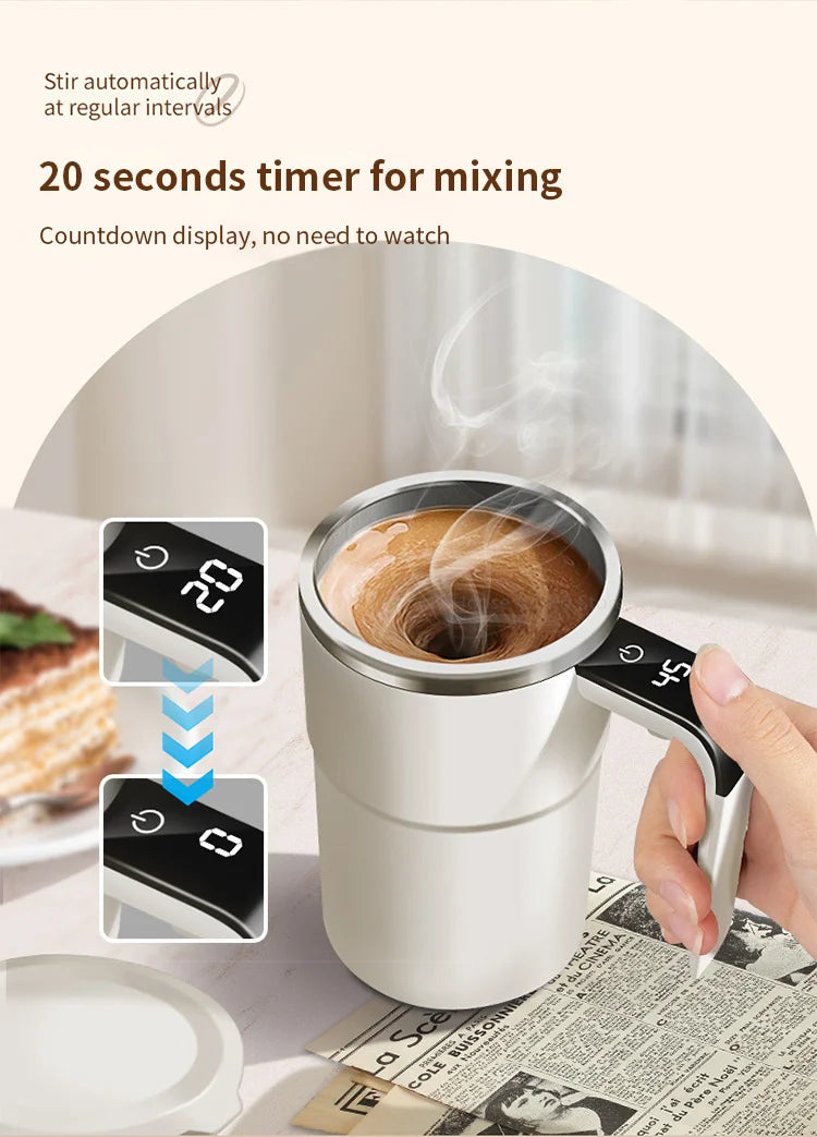 Rechargeable Magnetic Coffee Mixer,
