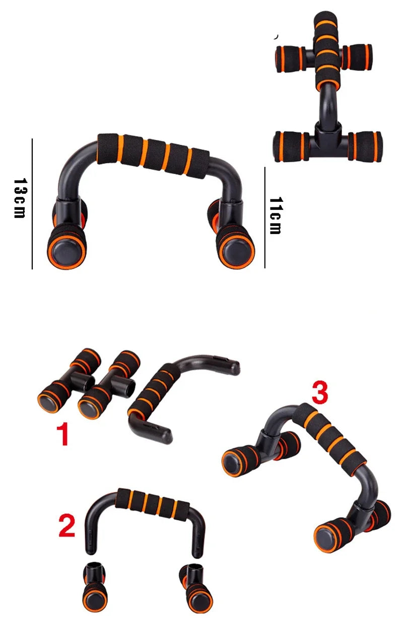 1 Pair U-Shaped Push-Up Bars