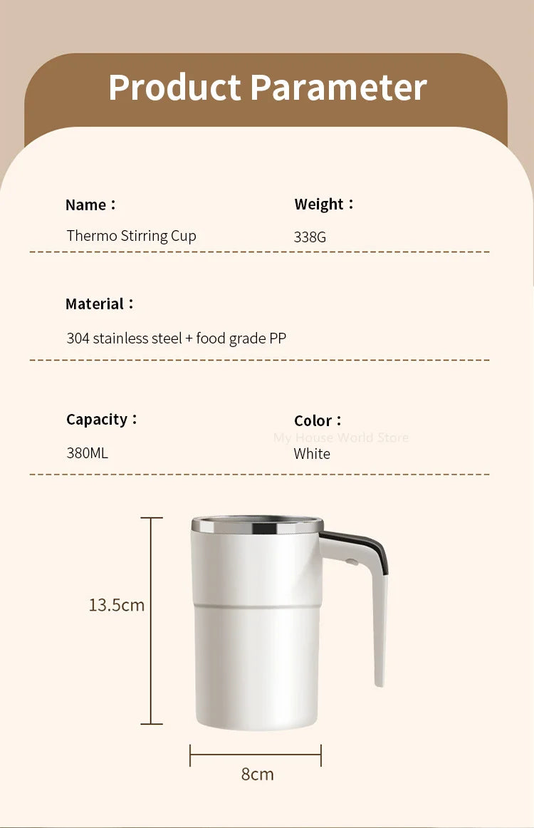 Rechargeable Magnetic Coffee Mixer,