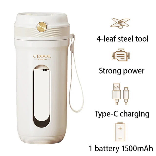 Squeezer Juice Maker4/10 Blades Portable Electric Blender