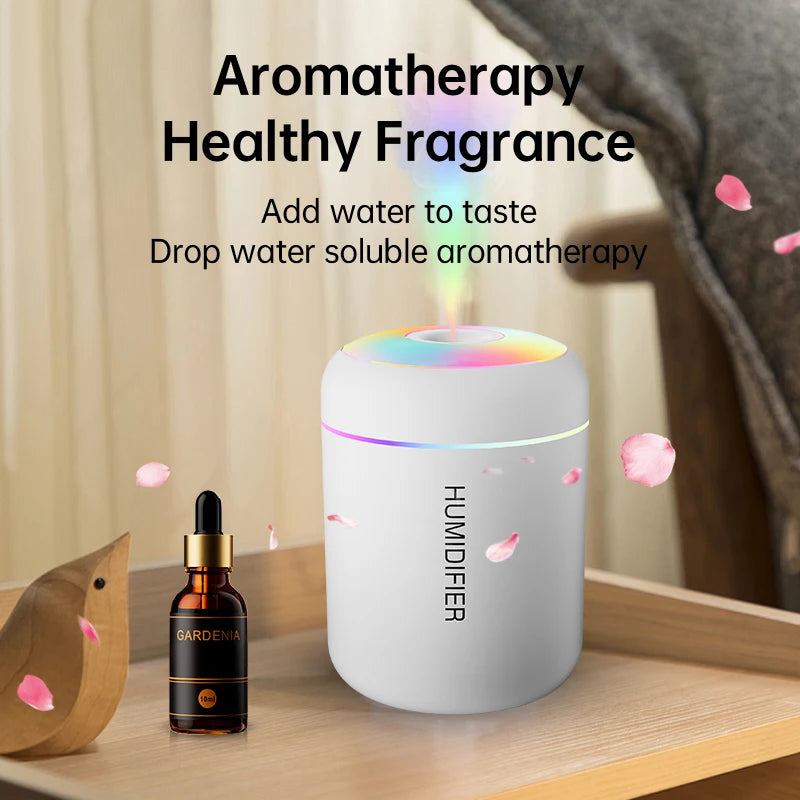 180ML Mini Air Humidifier Aroma Diffuser Essential Oil Purifier