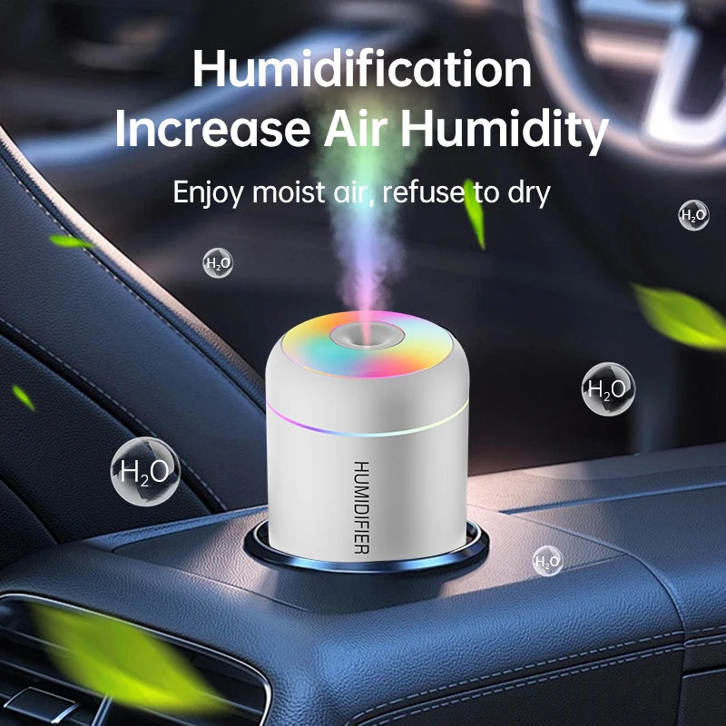 180ML Mini Air Humidifier Aroma Diffuser Essential Oil Purifier