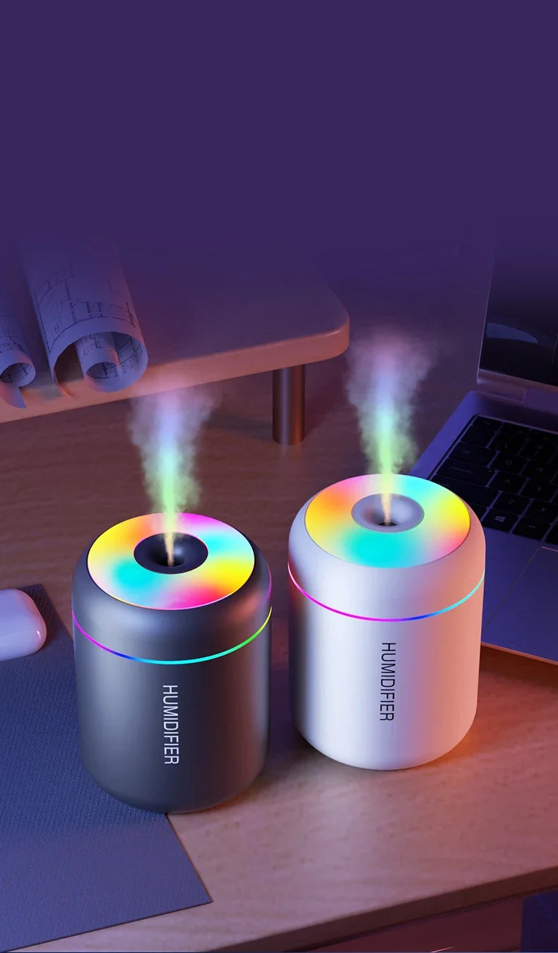 180ML Mini Air Humidifier Aroma Diffuser Essential Oil Purifier