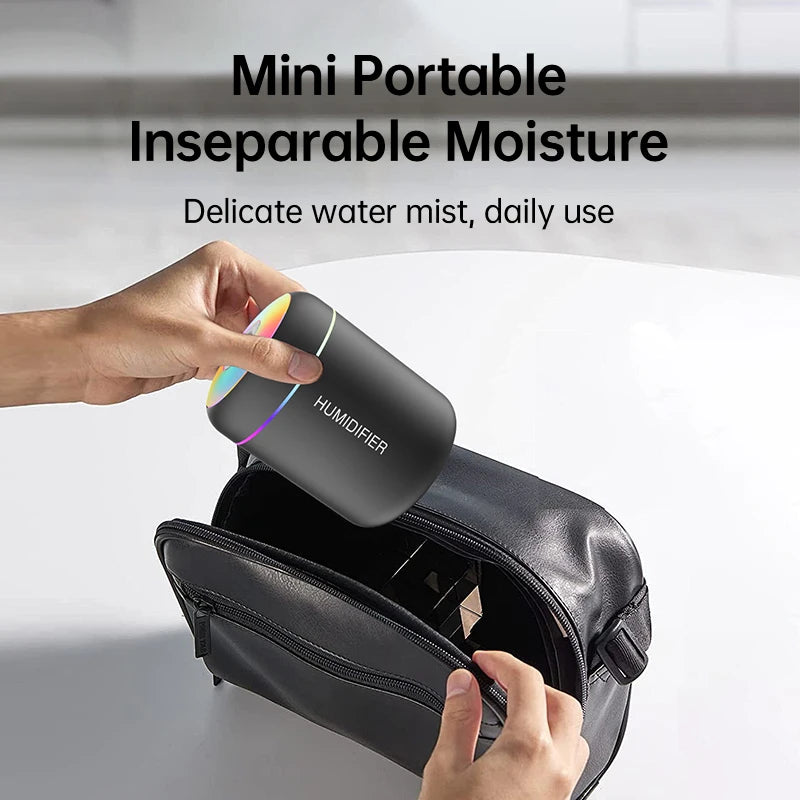 180ML Mini Air Humidifier Aroma Diffuser Essential Oil Purifier