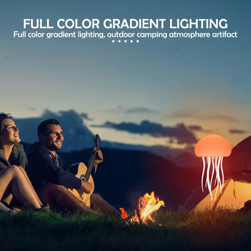 Jellyfish LED Night Light RGB Adjustable Color Active