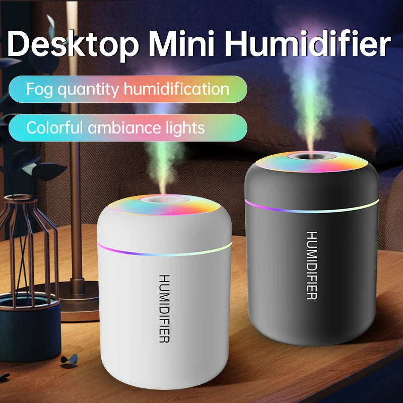 180ML Mini Air Humidifier Aroma Diffuser Essential Oil Purifier