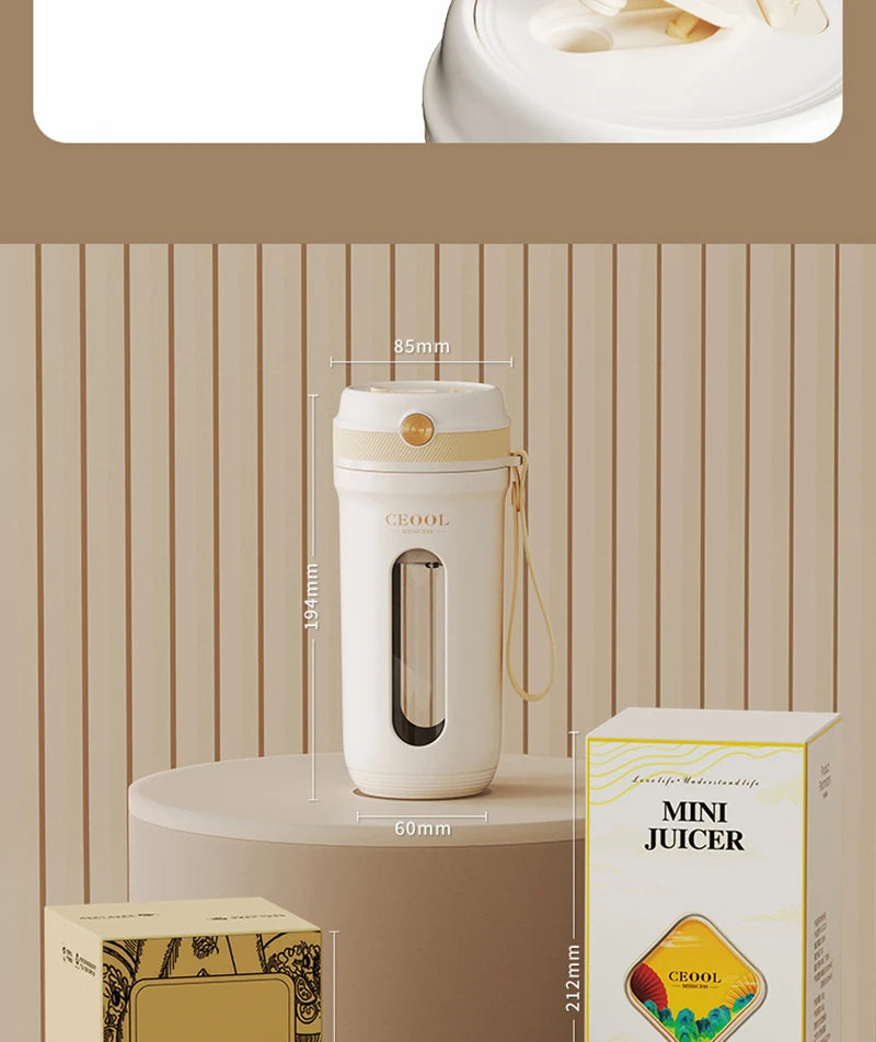 Squeezer Juice Maker4/10 Blades Portable Electric Blender