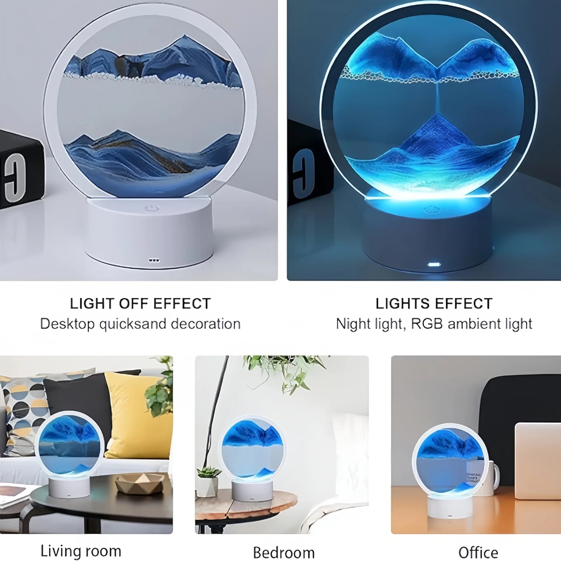 om Office, Decorative Bedside Table LampDimmable