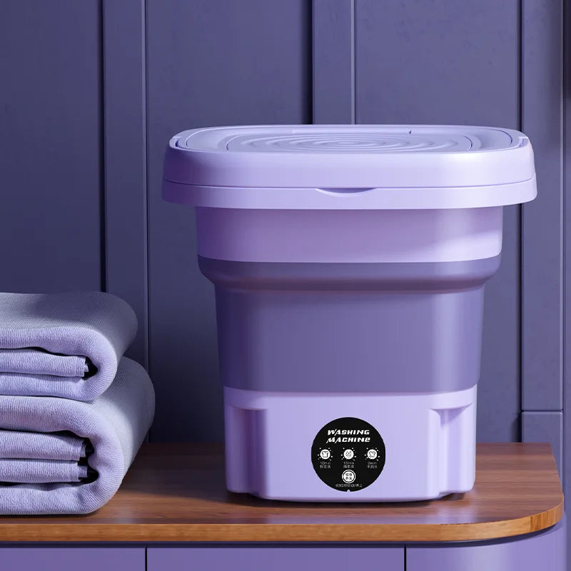 8L Portable Small Foldable Washing Machine