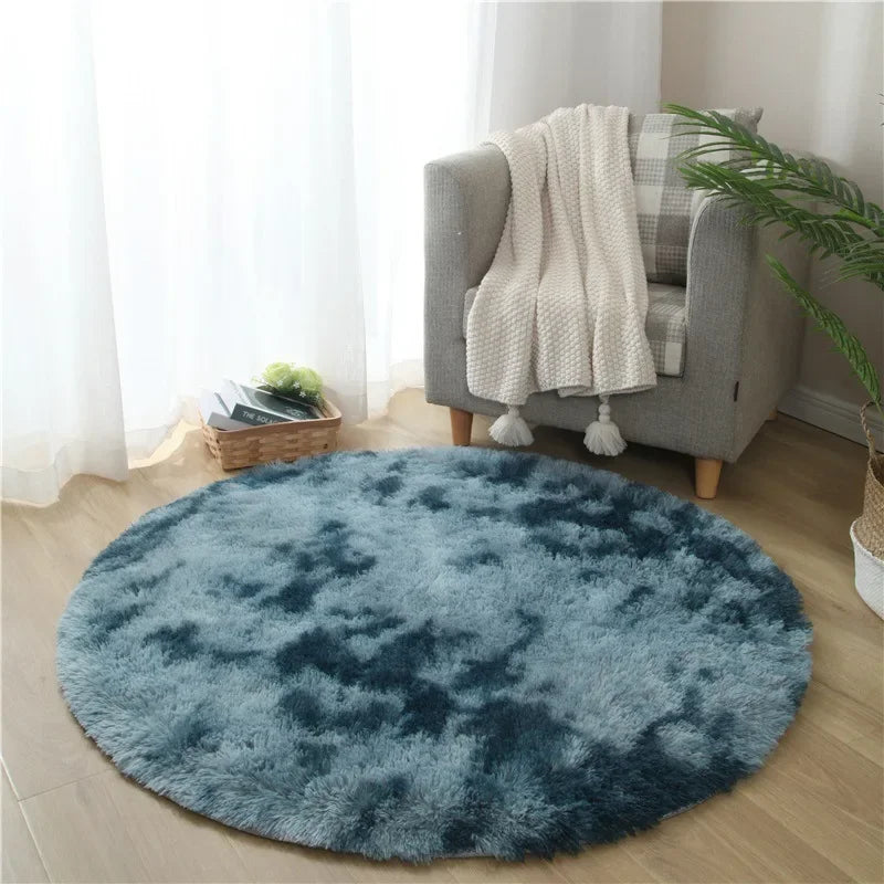 VIKAMA Simple Pink Girly Heart Plush Carpet Bedroom