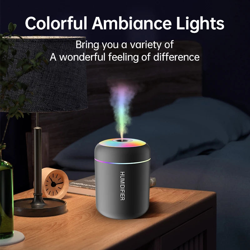 180ML Mini Air Humidifier Aroma Diffuser Essential Oil Purifier