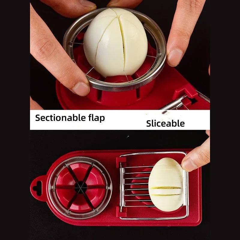 Multifunctional Stainless Steel Egg & Food Slicer Kitchen Cutter Tool