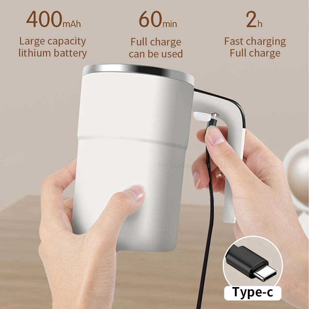 Rechargeable Magnetic Coffee Mixer,