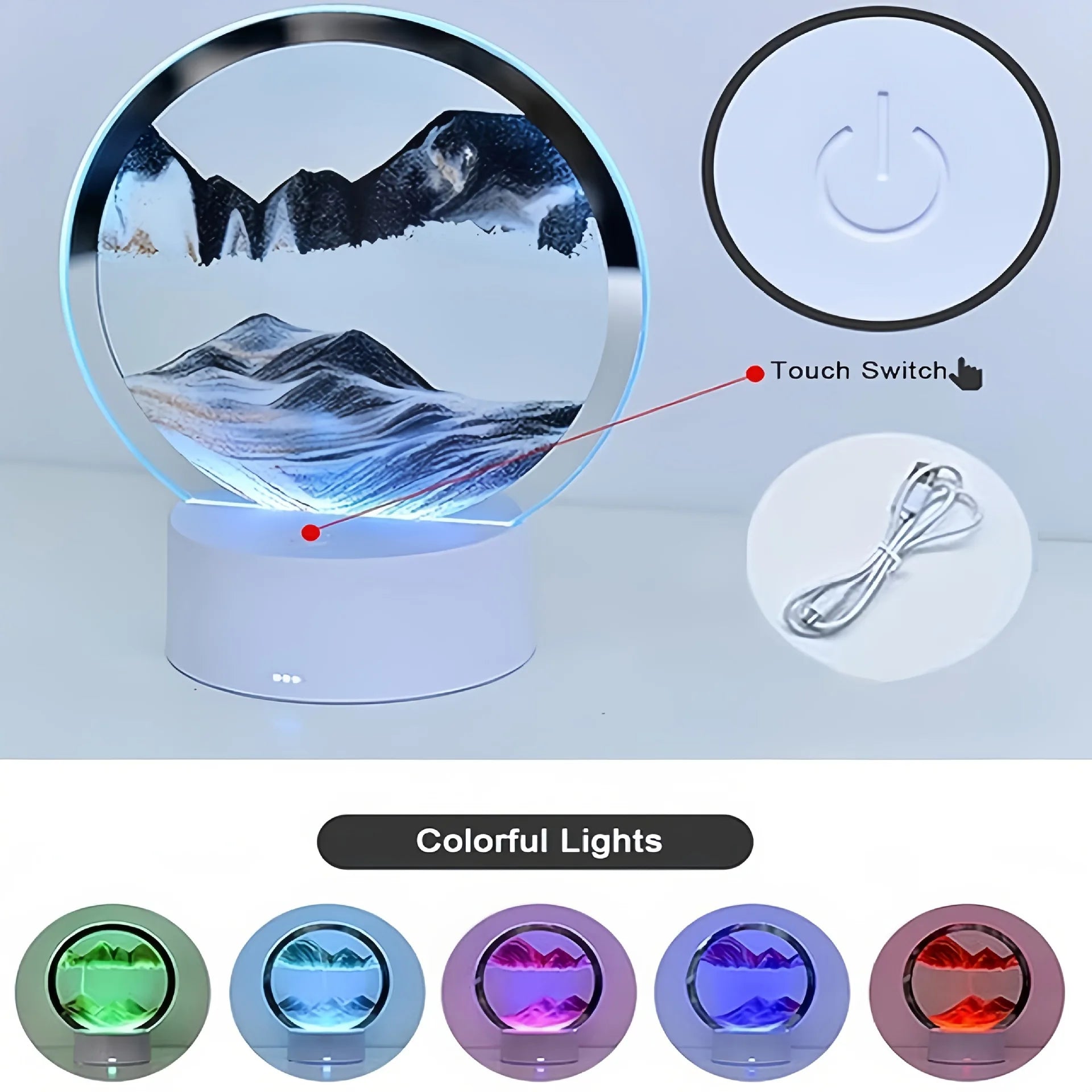 om Office, Decorative Bedside Table LampDimmable